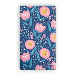 Lizzy Card Zsebnaptár - design, Pink Flowers 2024