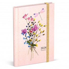 Mega-Papír Határidőnapló 2024 Flowers