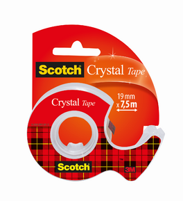3M Scotch Crystal ragasztószalag 19 mm × 7,5 m, utántölthető adagolón (régi cikkszám: 70071169877)