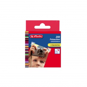 Herlitz Öntapadó fotósarok/200 db, átlátszó