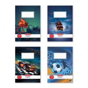 Herlitz Füzet A5/14-32 1.osztályos vonalas Boys