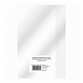 Herlitz Füzetborító/10 A5 víztiszta (kiterített belső méret: 208x301 mm) - új