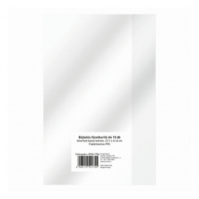 Herlitz Füzetborító/10 A4 víztiszta (kiterített belső méret: 296x423 mm) - új
