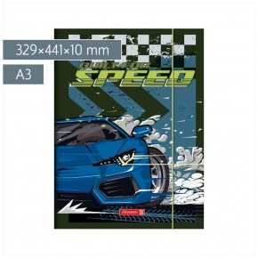 Baier Brunnen gumis mappa, A3, autós, Fast Wheels (6)