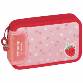 Baier Brunnen tolltartó, töltött, kihajtható, rózsaszín, epres, Fruity Love (6)