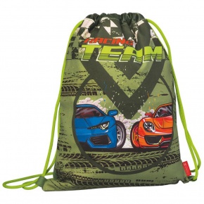 Baier Brunnen sportzsák, zöld, autós, Fast Wheels (6)