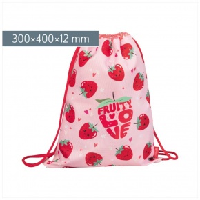 Baier Brunnen sportzsák, rózsaszín, epres, Fruity Love (6)