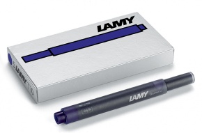 Lamy töltőtoll tintapatron, T10 (5db) kékes-fekete