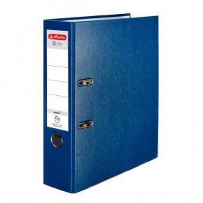 Herlitz Iratrendező 7,5cm Q.file kék