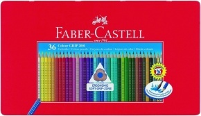 Faber-Castell Színesceruza GRIP 2001 36db fémdobozban