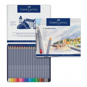 Faber-Castell AG-Színes ceruza aquarell Goldfaber Aqua 24db-os fém dobozban