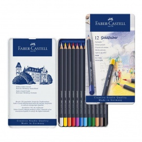 Faber-Castell AG-Színes ceruza Godfaber 12db-os fém dobozban