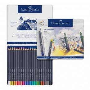 Faber-Castell AG-Színes ceruza Goldfaber 24db-os fém dobozban