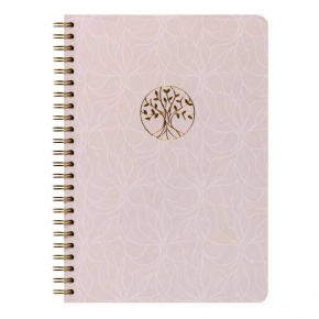 Clairefontaine füzet (A5, 74 lap, von. spirál) 4 féle pasztell szín, Inspire (6)