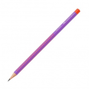 Faber-Castell grafitceruza, Grip 2001, B, lila-naracssárga