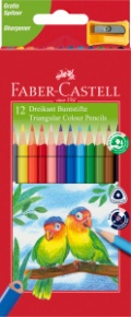 Faber-Castell Színesceruza ECO háromszögű 12db (120512EU)