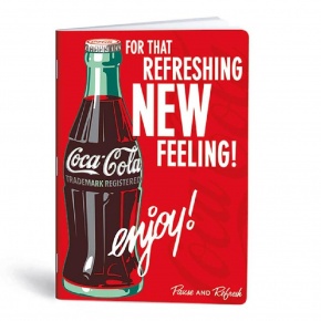 VECTRA Tűzött füzet sima LIPAMILL A/4 40 lapos Coca Cola