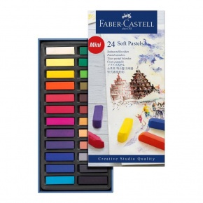 Faber-Castell Art & Graphic Goldfaber Stúdió rövid porpasztell rúd készlet 24 db