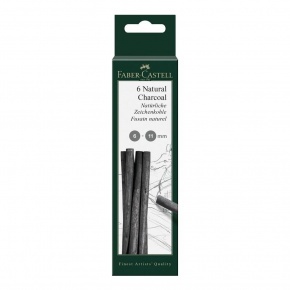 Faber-Castell Art & Graphic Pitt faszén natúr csomag 6-11mm