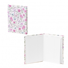 Rössler címkönyv (17x12 cm) rózsaszín tav.virágos, Cornwall (6)