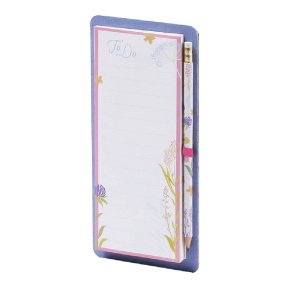 Rössler mágneses jegyzettömb ceruzával (20x8 cm, 50lap) mezei virágok, Wild Flowers (6)