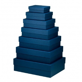 Rössler ajándékdoboz (25x33x10 cm) sötétkék/navy