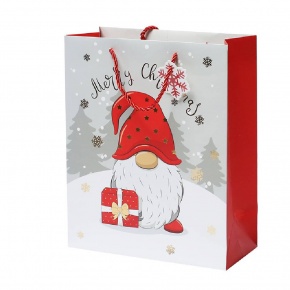 Rössler ajándéktasak (26x32x12 cm) karácsonyi manós karácsonyi (5)