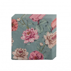 Rössler szalvéta (3-rét. 33x33 cm, 20db), őszi virágok, Valentina (5)