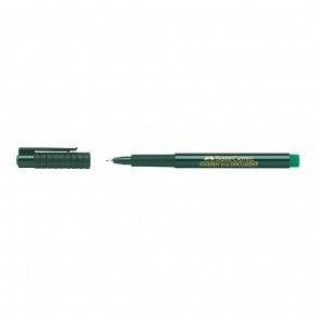 Faber-Castell Finepen Filctoll, zöld 0,4mm 1511