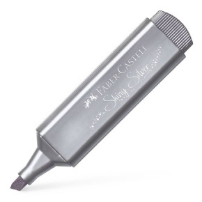 Faber-Castell Szövegkiemelő 1546 metál fényes ezüst