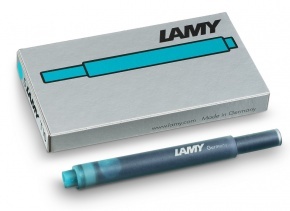 Lamy töltőtoll tintapatron, T10 (5db) türkiz
