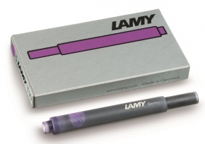 Lamy töltőtoll tintapatron, T10 (5db) lila