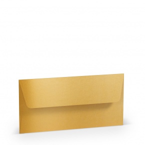 Rössler LA/4 boríték (11x22 cm, 100 g) metál arany