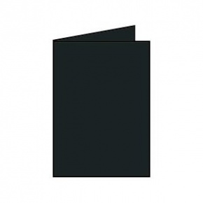 Rössler B/6 karton, 2 részes 120/240x169 mm 220gr. fekete