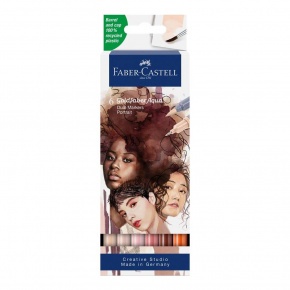 Faber-Castell Goldfaber Filctoll készlet 6db-os, kétvégű, Portrait Aqua