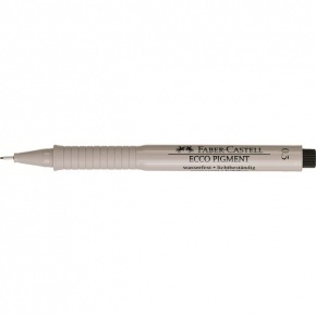 Faber-Castell Rostiron ECCO-PIGMENT 0,3mm fekete