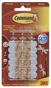 3M Command öntapadó mini akasztók, 20db+24db ragasztócsík