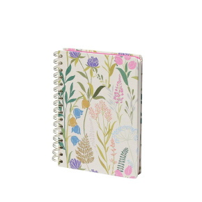 Rössler jegyzetfüzet (A5, 240 old, sima, spirálos) mezei virágok, Wild Flowers (6)