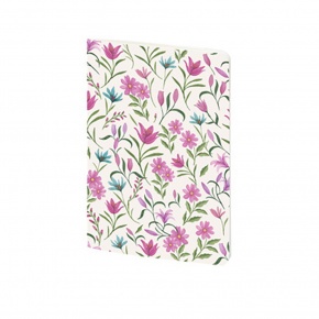 Rössler füzet (A5, 36old. pontozott, tűzött) rózsaszín tav.virágos, Cornwall (6)