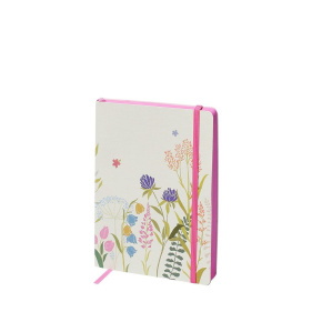 Rössler notesz (20x15 cm, 256 old, vonalas, kötött, gumis) mezei virágok, Wild Flowers (6)