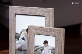 Styler képkeret (13x18 cm) Narvik, szürke famintájú