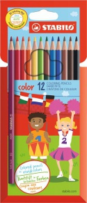 Stabilo color színesceruza készlet 12db-os
