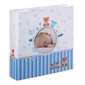Hama fotóalbum, 10x15 cm, 200db, Baby, világoskék