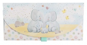 Artebene ajándékutalvány tartó (23x11 cm) baby, elefántos 2022