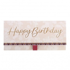 Artebene ajándékutalvány tartó (23x11 cm) Happy Birthday (5)