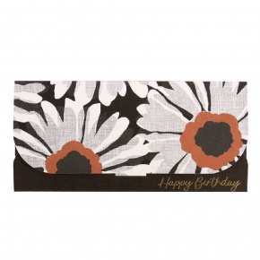 Artebene ajándékutalvány tartó (23x11 cm) margarétás, Happy Birthday (5)