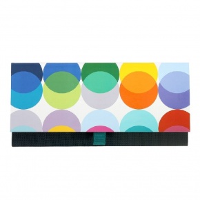 Artebene ajándékutalvány tartó (23x11 cm) színes nagy pöttyös (5)