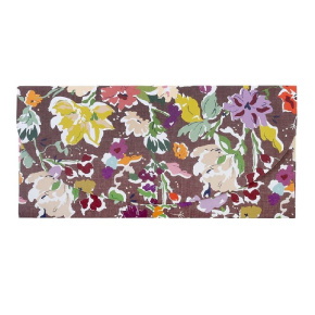 Artebene ajándékutalvány tartó (23x11 cm) sötétlila, sárga virágos (6)