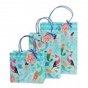 Artebene ajándéktasak (18x25x8 cm ) türkiz, hableányos (6)