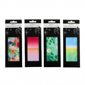Artebene szemüvegtisztító kendő, 4-féle, színes, tavaszi minták (6)